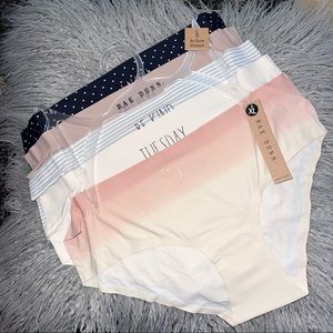 New Rae Dunn No Show Hipsters Underwear 5